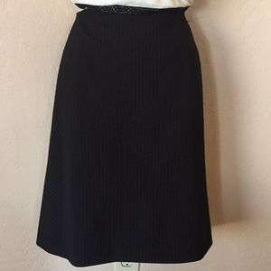 Antonio Melani Black A-Line Skirt